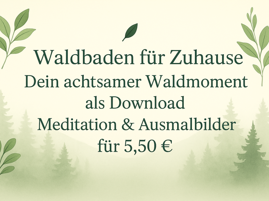 Waldbaden Düsseldorf Anna Ferdinand beim Waldbaden in Düsseldorf